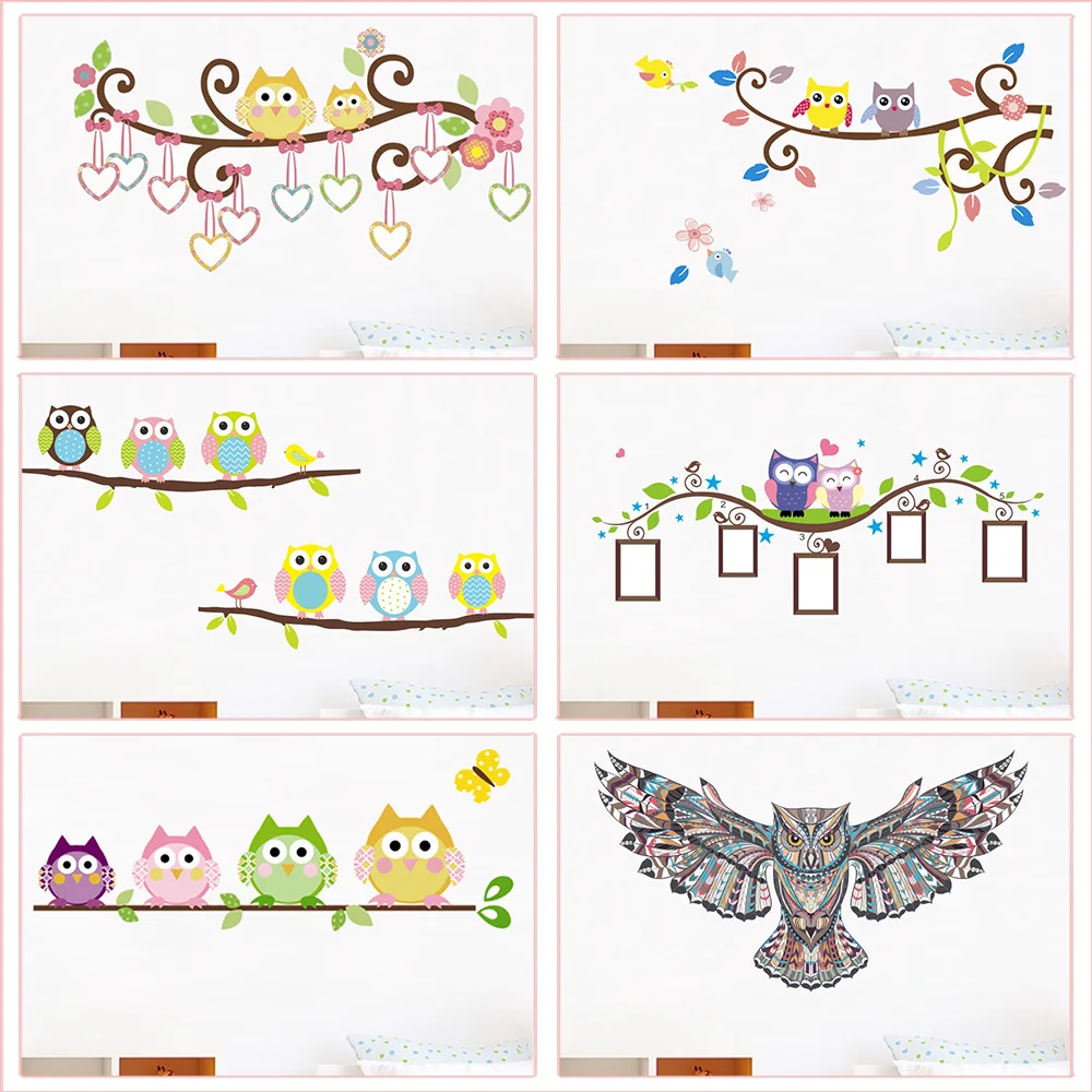 Cute Owl On Tree Branch Wall Sticker For Kindergarten Kids Bedroom Festival Decorations Cartoon Bird Mural Art Diy Home Decals
Cute Owl On Tree Branch Wall Sticker For Kindergarten Kids Bedroom Festival Decorations Cartoon Bird Mural Art Diy Home Decals