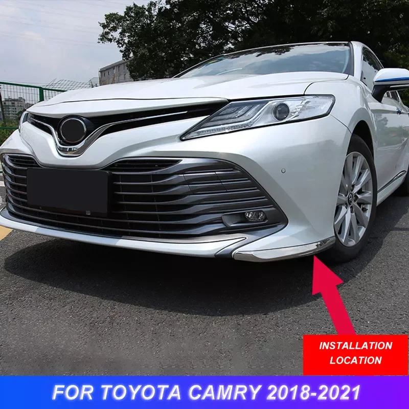 Stainless Steel Bumper Front Lip Corner For Toyota Camry Sports V6 XSE SE 2018-2020 Exterior Modification Accessories
Stainless Steel Bumper Front Lip Corner For Toyota Camry Sports V6 XSE SE 2018-2020 Exterior Modification Accessories