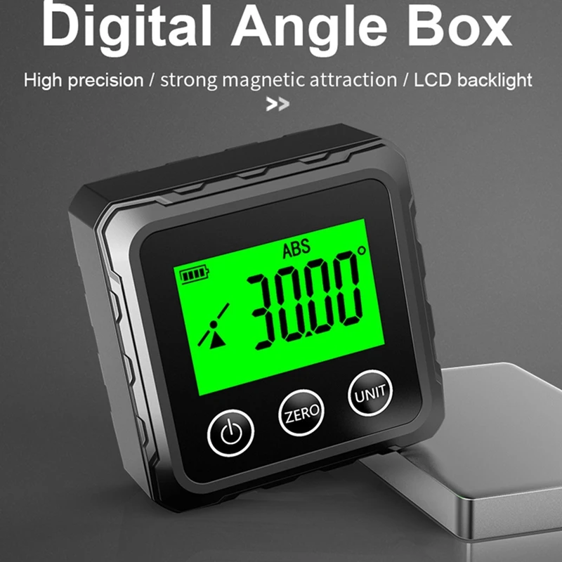1PC Black Universal 360 Degree PT180 Angle Protractor Measuring Tools Electronic Digital Protractor Inclinometer
1PC Black Universal 360 Degree PT180 Angle Protractor Measuring Tools Electronic Digital Protractor Inclinometer