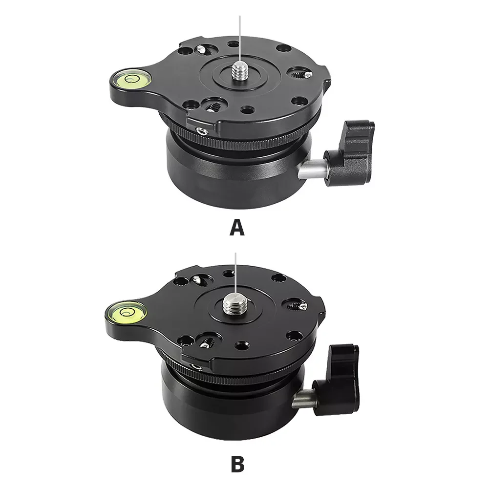 Portable Table DSLR Camera Tripod Leveling Base Durable Adjusting Plate Universal Aluminum Alloy Bubble
Portable Table DSLR Camera Tripod Leveling Base Durable Adjusting Plate Universal Aluminum Alloy Bubble