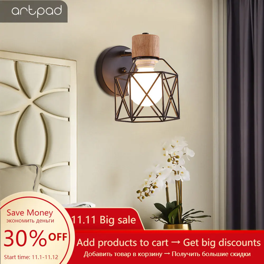 Modern Industrial Wall lamp led lights decoration for wall Bedroom wall decoration sconce indoor White / Gold / Black E27
Modern Industrial Wall lamp led lights decoration for wall Bedroom wall decoration sconce indoor White / Gold / Black E27