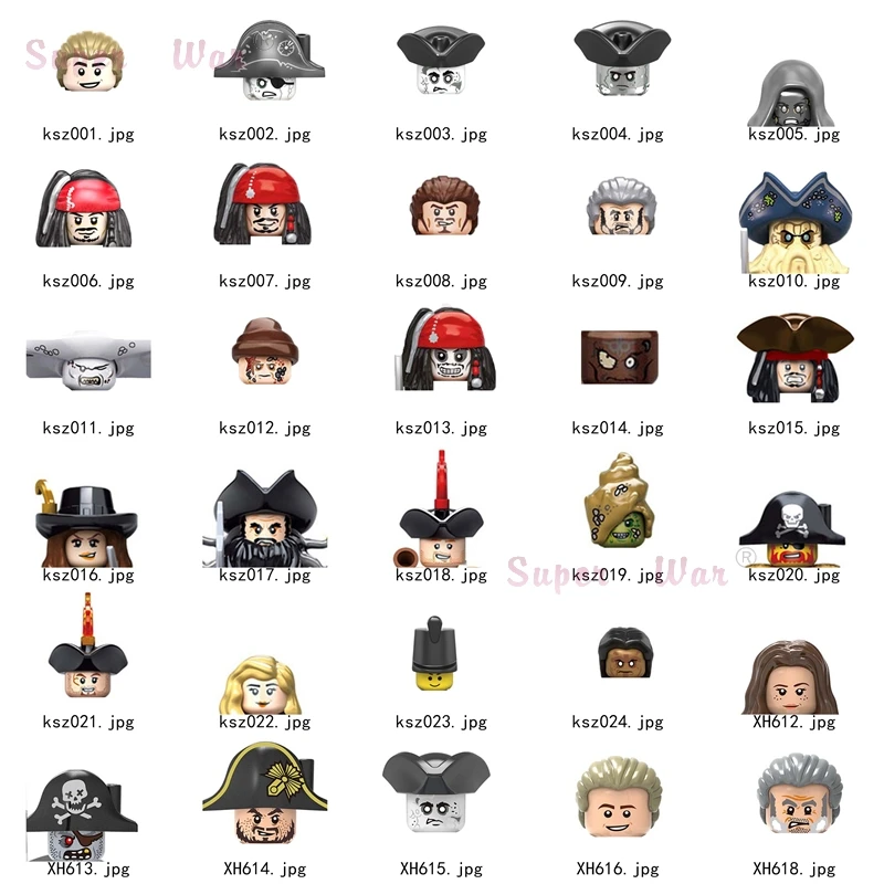 Single Pirates of The Caribbean Jack Sparrow Classic movie Figures accessories Building Blocks toys for children Series-086
Single Pirates of The Caribbean Jack Sparrow Classic movie Figures accessories Building Blocks toys for children Series-086