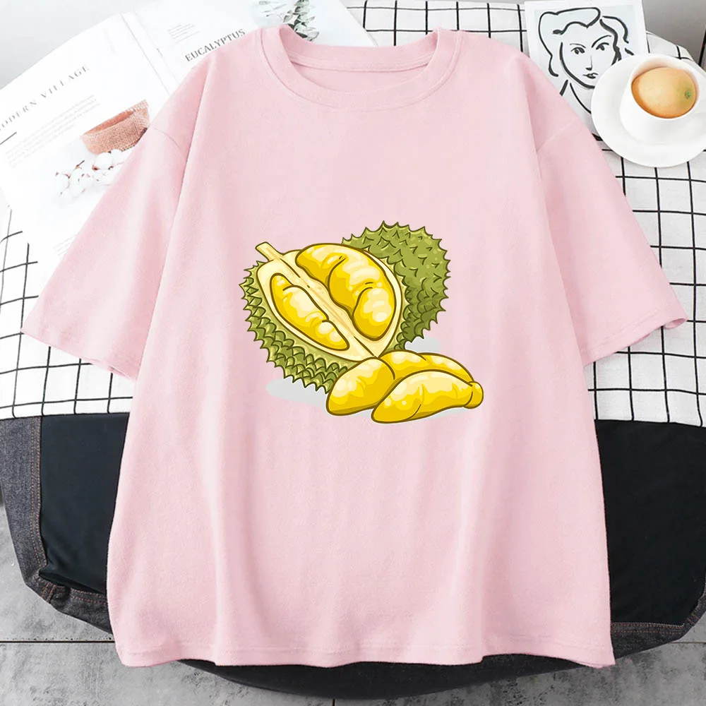 Durian T-shirt 100% Cotton Women/men Shirt Prevalent Comfortable Short Sleeve Tops Minimalism Print Tees Slight Strech Tshirts
Durian T-shirt 100% Cotton Women/men Shirt Prevalent Comfortable Short Sleeve Tops Minimalism Print Tees Slight Strech Tshirts