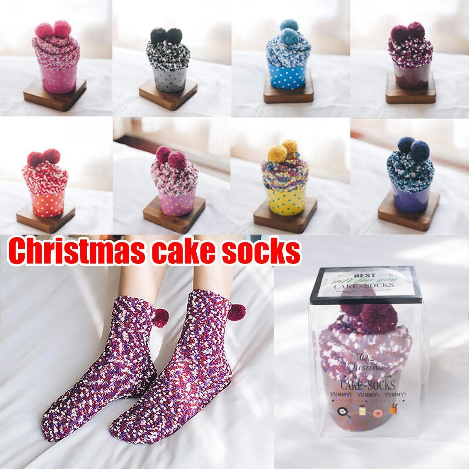DIY Warm Gift Cake Socks For Women Girl Fuzzy Fluffy Socks Winter Plush Slipper Socks Soft For Christmas With Gift Boxes Cu A4D5
DIY Warm Gift Cake Socks For Women Girl Fuzzy Fluffy Socks Winter Plush Slipper Socks Soft For Christmas With Gift Boxes Cu A4D5