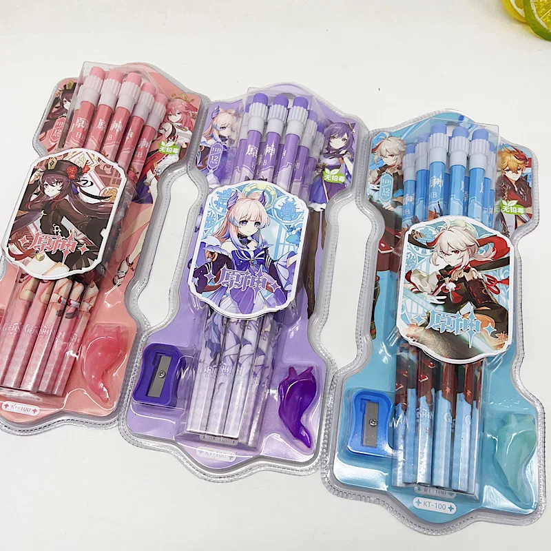 12Pcs/set Random Genshin Impact Erasers Pencil Cute Cartoon Figures Hu Tao Xiao Pencil Set Pupil Cute Stationery School Supplies
12Pcs/set Random Genshin Impact Erasers Pencil Cute Cartoon Figures Hu Tao Xiao Pencil Set Pupil Cute Stationery School Supplies