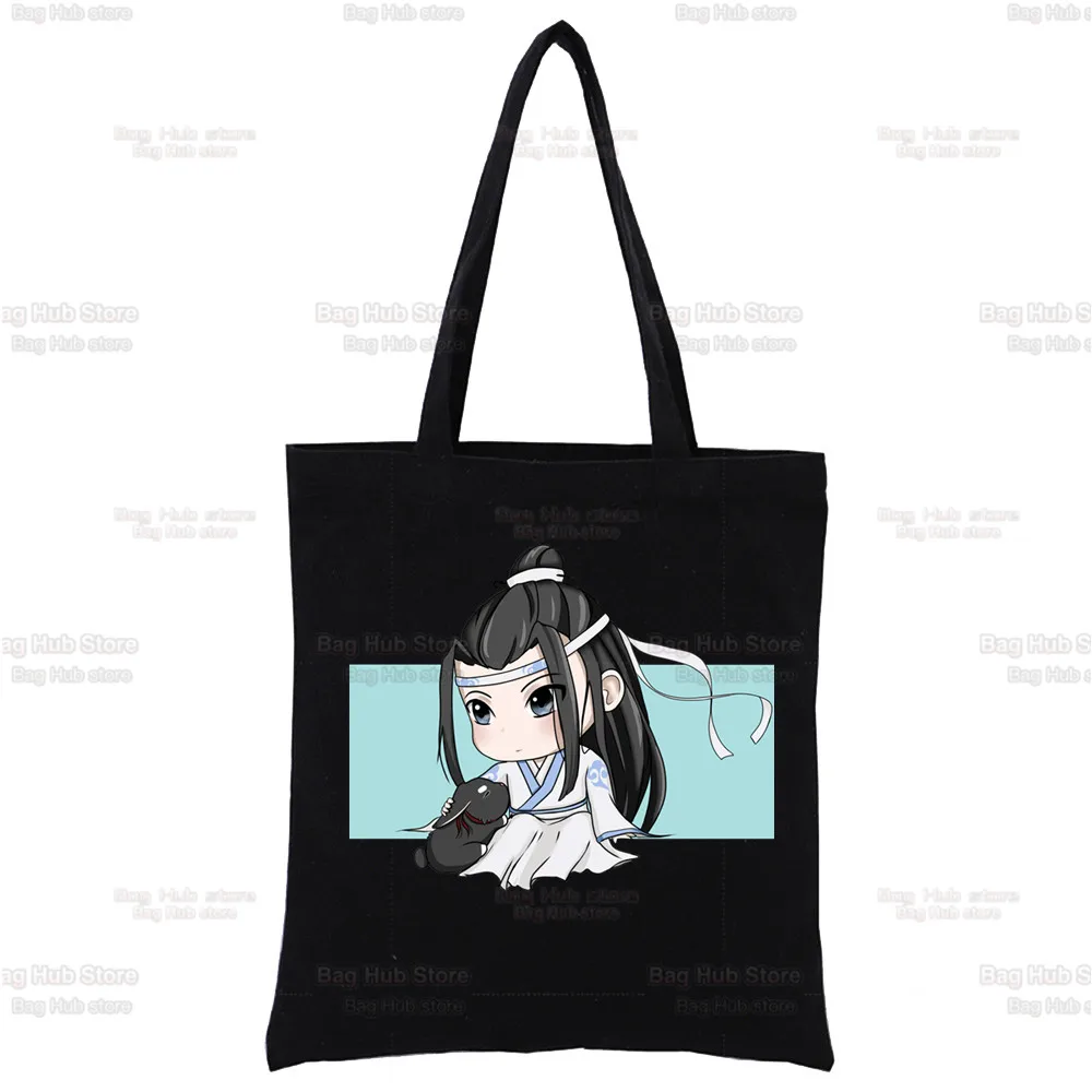 Mo Dao Zu Shi The Untamed Lan WangJi Wei Wu Xian Harajuku Shopping Black Bags Canvas Tote Bag Mom Bag Handbag Shoulder Bags
Mo Dao Zu Shi The Untamed Lan WangJi Wei Wu Xian Harajuku Shopping Black Bags Canvas Tote Bag Mom Bag Handbag Shoulder Bags