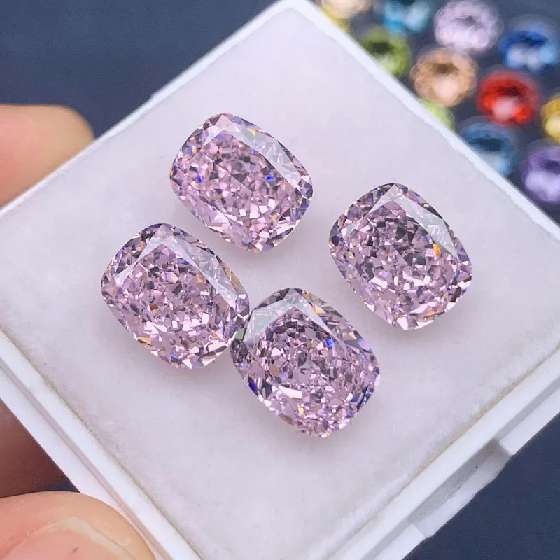 Ruif Hand Make Cushion Shape Crushed Ice Cutting Zirconia 8x10mm High Carbon CZ Gemstone for DIY Jewelry Making
Ruif Hand Make Cushion Shape Crushed Ice Cutting Zirconia 8x10mm High Carbon CZ Gemstone for DIY Jewelry Making