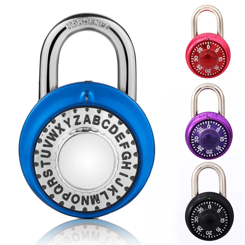 Password Turntable Lock Letters Digital Lock Locker Padlock School Student Combination Code Small Padlock Anti-theft Door Locks
Password Turntable Lock Letters Digital Lock Locker Padlock School Student Combination Code Small Padlock Anti-theft Door Locks