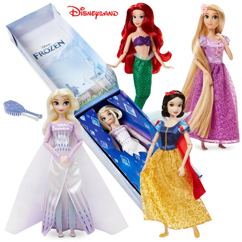 Disney Store Princess Doll Snow White Ron Clements Elsa Anna Rapunzel Gift Box Model Anime Figure Toys for Girl Birthday Gift
Disney Store Princess Doll Snow White Ron Clements Elsa Anna Rapunzel Gift Box Model Anime Figure Toys for Girl Birthday Gift