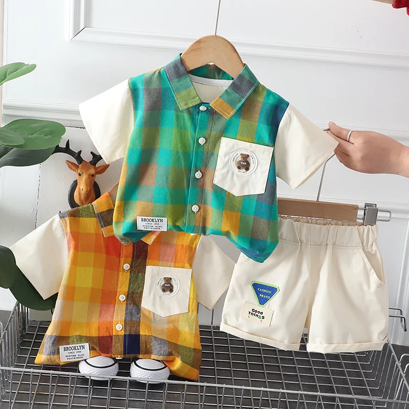 Boys Clothes Sets Summer 2023 Children Fashion Shirts Shorts 2pcs Wedding Suit For Baby Boy Costume Kids Cotton 5 Years Outfits
Boys Clothes Sets Summer 2023 Children Fashion Shirts Shorts 2pcs Wedding Suit For Baby Boy Costume Kids Cotton 5 Years Outfits