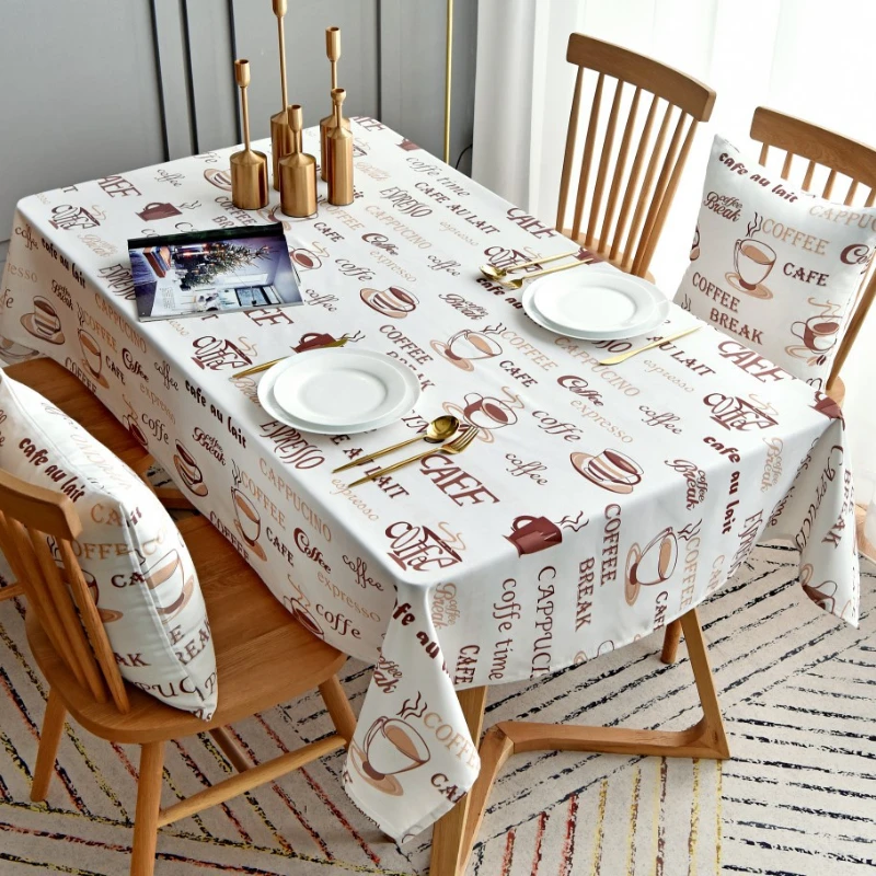 Small Fresh Cafe Style Tablecloth Wedding Decoration Rectangular Table Cover Home Kitchen Decor Mantel Mesa Nappe De Table
Small Fresh Cafe Style Tablecloth Wedding Decoration Rectangular Table Cover Home Kitchen Decor Mantel Mesa Nappe De Table