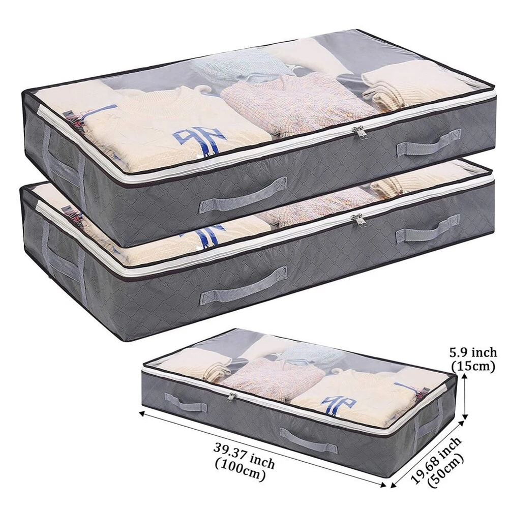 Under Bed Storage Organizer Bag Large Capacity Underbed Bag Clothes Quilt Blanket Storage Bin Folding Nonwoven Dustproof Divider
Under Bed Storage Organizer Bag Large Capacity Underbed Bag Clothes Quilt Blanket Storage Bin Folding Nonwoven Dustproof Divider