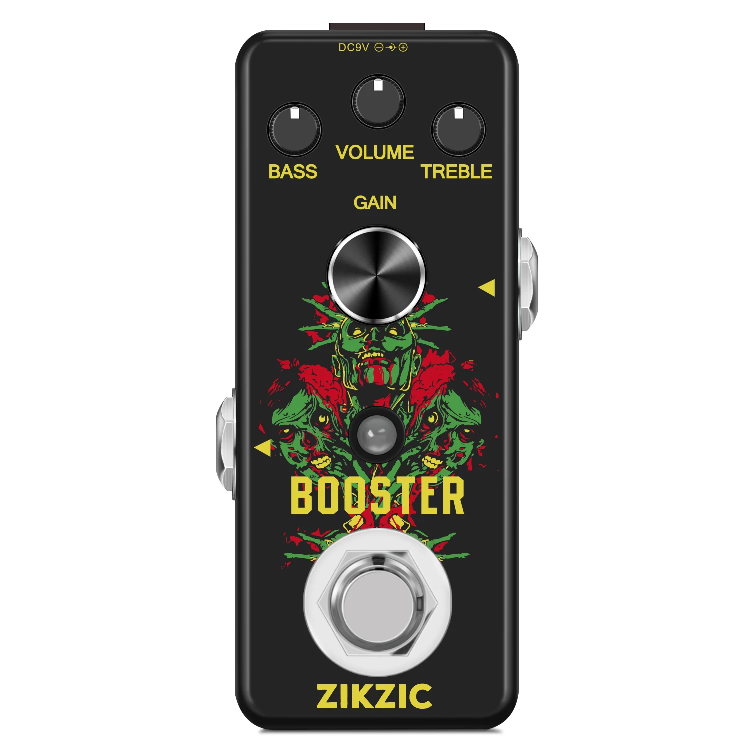 

Zikzic Guitar Booster Pedal Analog Boost Effects Pedals Pure Clean Mini Size True Bypass LEF-318