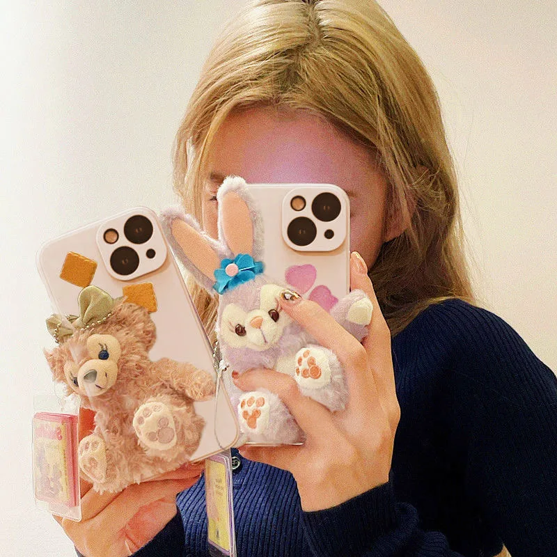 Disney Duffy Plush Doll cute Cartoon Phone Cases For iPhone 13 12 11 Pro Max Mini XR XS MAX 8 X 7 SE 2022 Back Cover
Disney Duffy Plush Doll cute Cartoon Phone Cases For iPhone 13 12 11 Pro Max Mini XR XS MAX 8 X 7 SE 2022 Back Cover