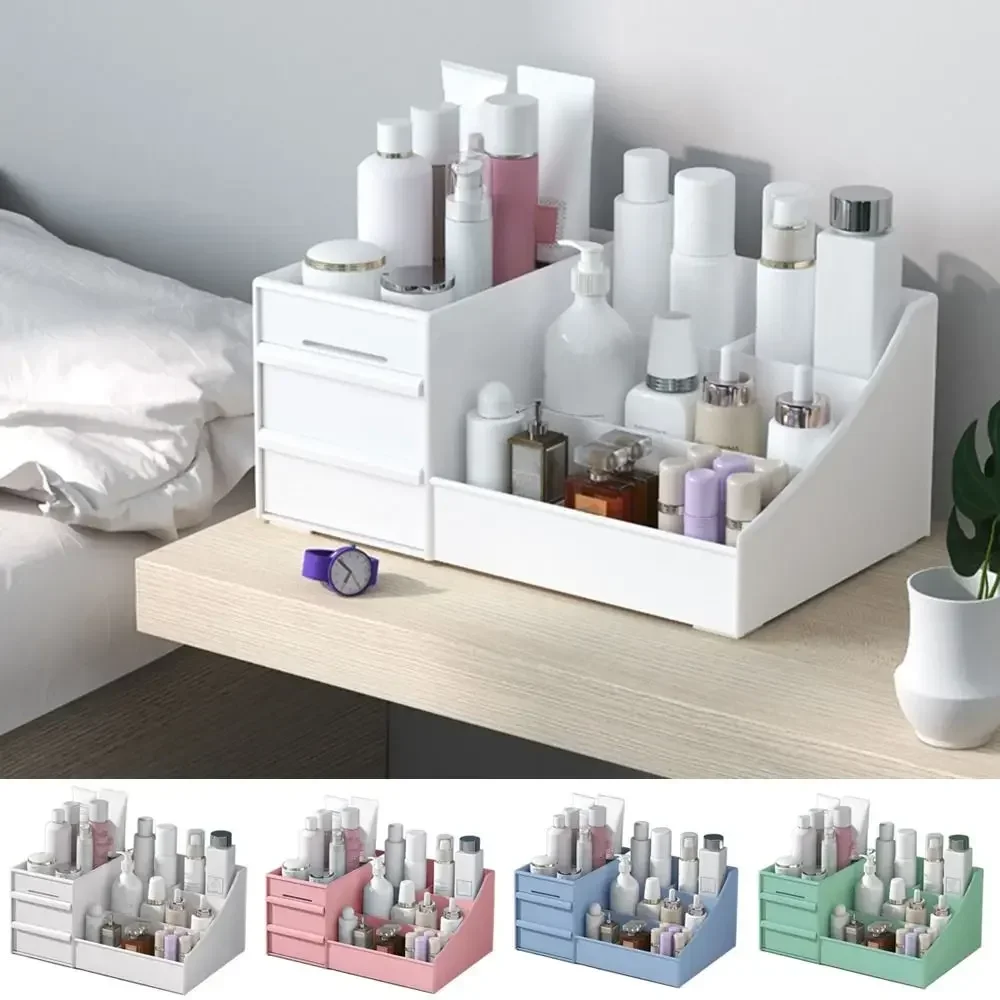 Saving Plastic Drawer Makeup Makeup Cosmetic With Container Drawer Space Cosmetic Storage Box Large Organizer Capacity
Saving Plastic Drawer Makeup Makeup Cosmetic With Container Drawer Space Cosmetic Storage Box Large Organizer Capacity