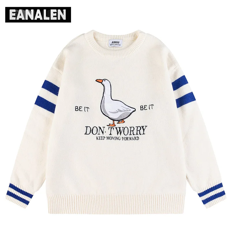 Винтажный мультяшный свитер в стиле Харадзюку С аниме, мужской толстый свитер оверсайз, джемпер, свитер, Гадкий свитер дедушки, женский мужс... 
Винтажный мультяшный свитер в стиле Харадзюку С аниме, мужской толстый свитер оверсайз, джемпер, свитер, Гадкий свитер дедушки, женский мужс...