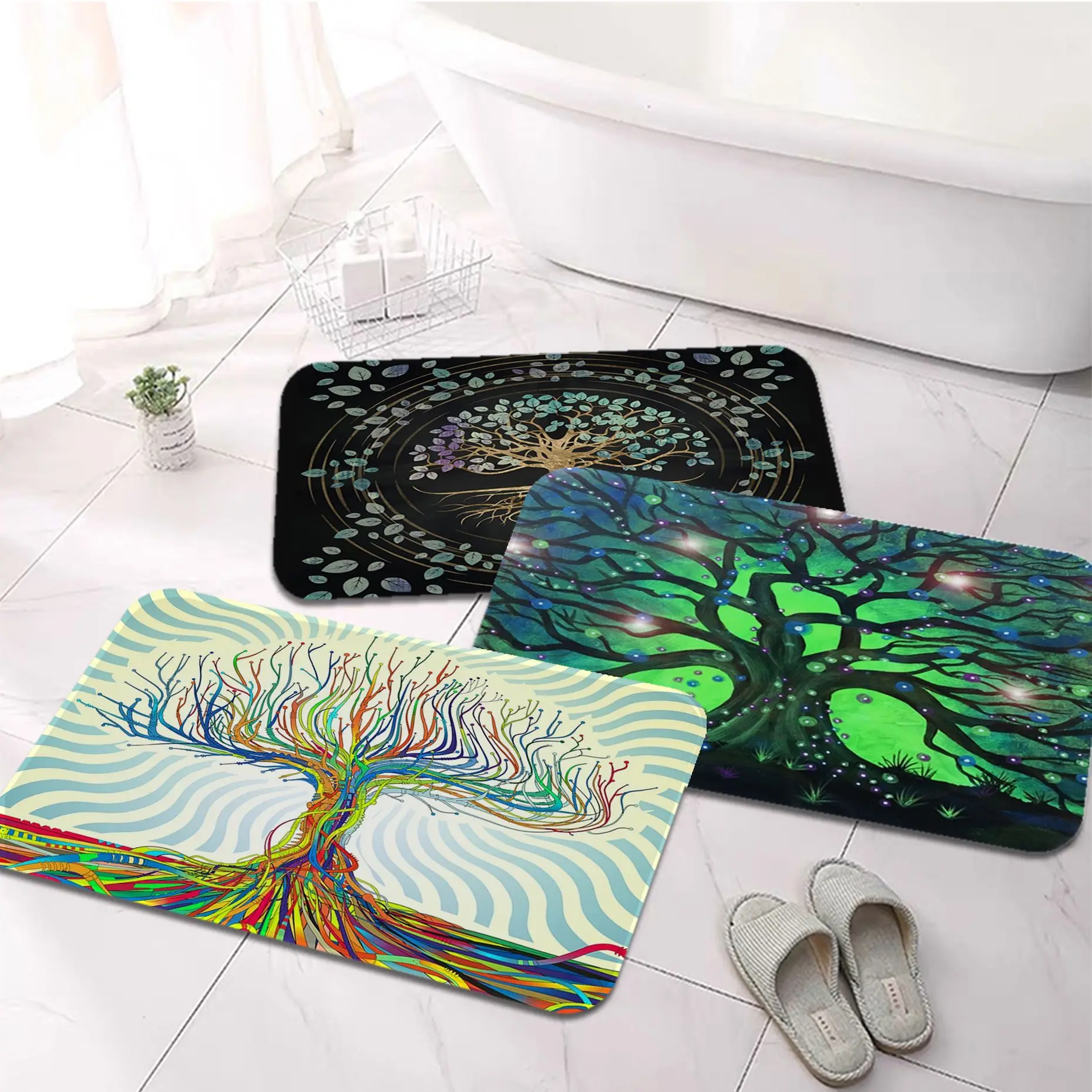 Tree Of Life Room Mats Retro Multiple Choice Living Room Kitchen Rug Non-Slip Alfombra
Tree Of Life Room Mats Retro Multiple Choice Living Room Kitchen Rug Non-Slip Alfombra