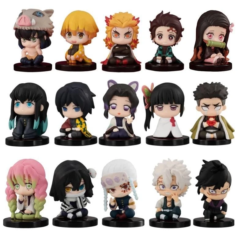 5Pcs/Set Q Version Demon Slayer Sitting Ghost Doll 4-5cm Tanjiro Nidouzi Inosuke Zenizu Figure Action Figure Movie Model Toys Do
5Pcs/Set Q Version Demon Slayer Sitting Ghost Doll 4-5cm Tanjiro Nidouzi Inosuke Zenizu Figure Action Figure Movie Model Toys Do