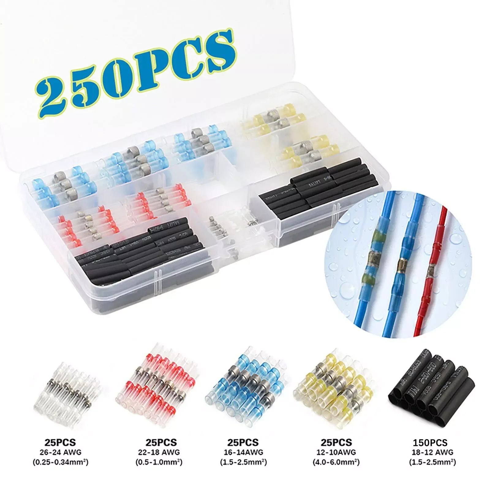 NEW2023 Terminals Solder Seal Waterproof Butt Sleeve Wire Shrink Heat Connectors HDMI cable HDMI
NEW2023 Terminals Solder Seal Waterproof Butt Sleeve Wire Shrink Heat Connectors HDMI cable HDMI