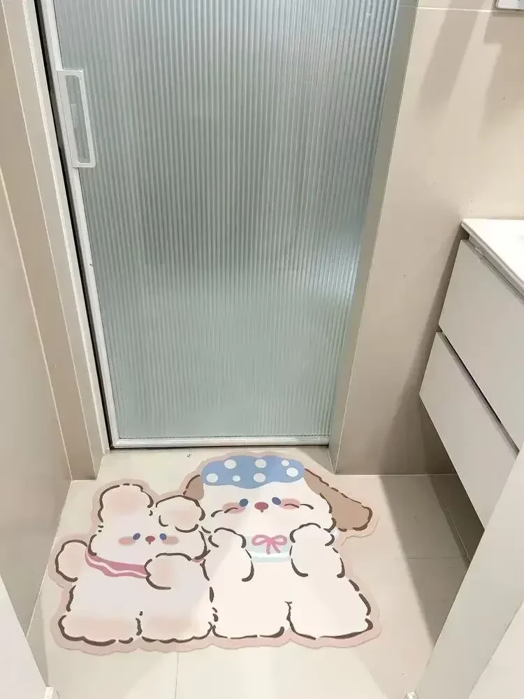 Alfombrillas Absorbentes gato Belgjos Animados Decoración Dormitorio sala estar baño inodoro