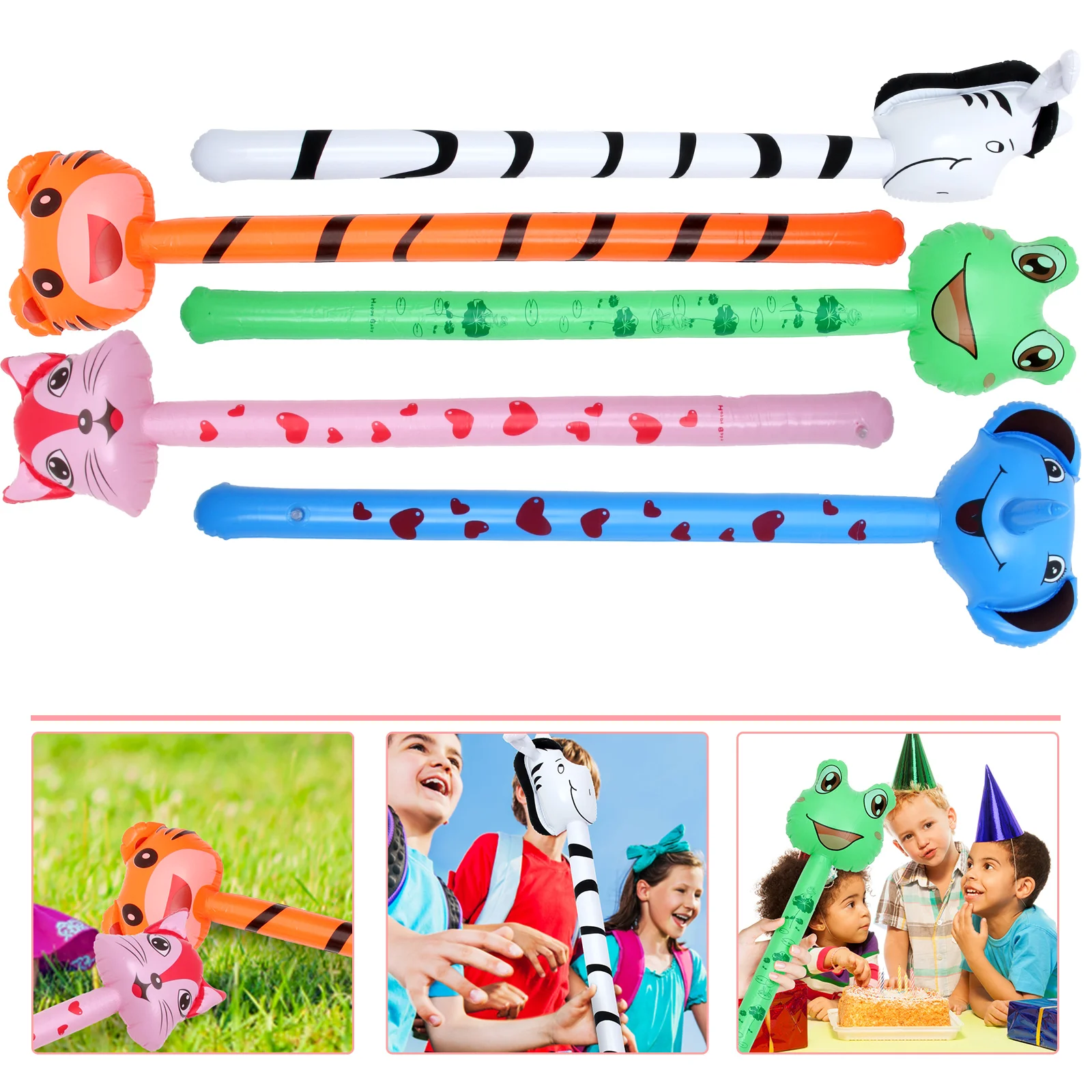 5 Pcs Inflatable Animal Stick Kid Toys Self Inflating Animals Pvc Hammer Party Props Sticks Modeling Child Shape
5 Pcs Inflatable Animal Stick Kid Toys Self Inflating Animals Pvc Hammer Party Props Sticks Modeling Child Shape