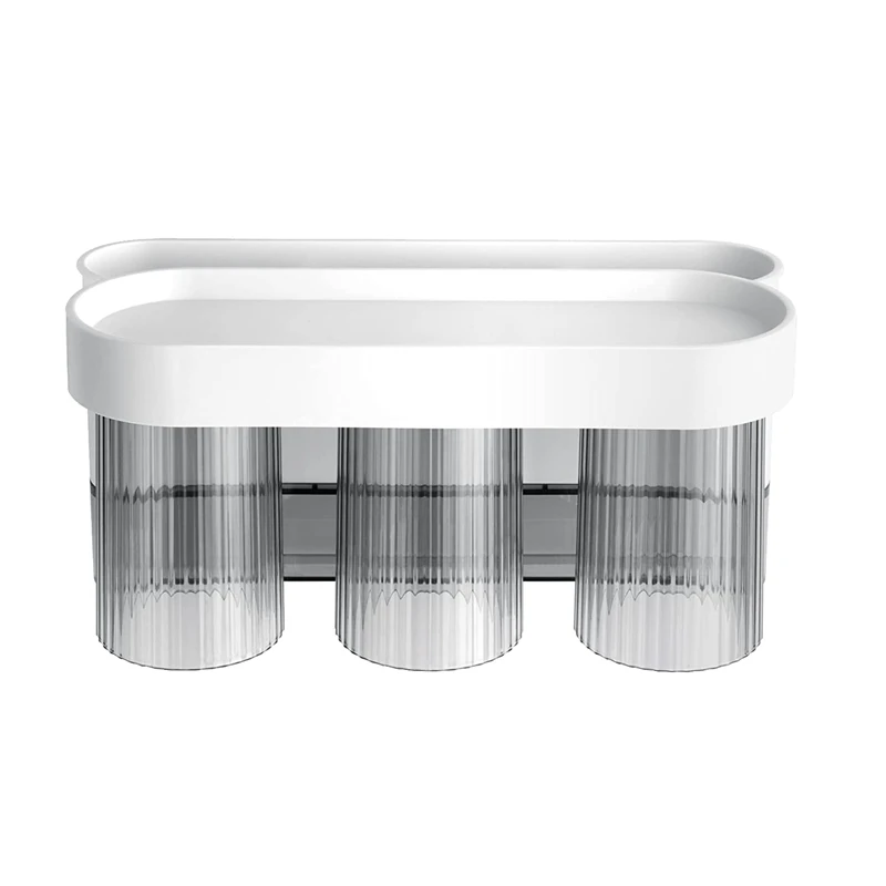 1 Pcs Toothbrush Holders Toothbrush Holder Wall Mounted Toothbrush Shelving For Bathrooms (3 Cups)
1 Pcs Toothbrush Holders Toothbrush Holder Wall Mounted Toothbrush Shelving For Bathrooms (3 Cups)