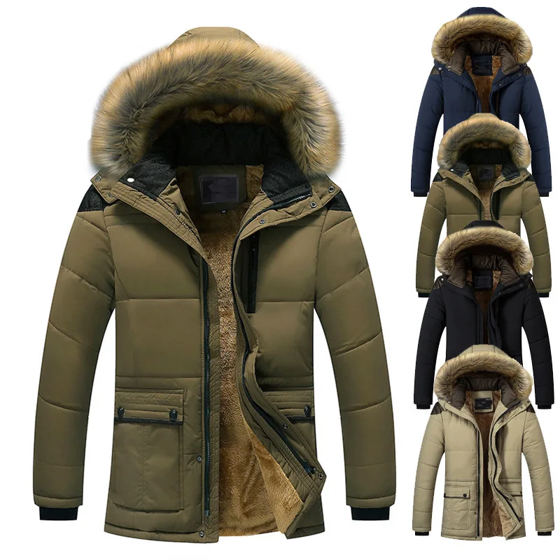 Winter New Men Fleece Hooded Coat Fashion Brand Trendy Thicken Casual Loose Keep Warm Pocket Daily High Quality Jacket
Winter New Men Fleece Hooded Coat Fashion Brand Trendy Thicken Casual Loose Keep Warm Pocket Daily High Quality Jacket