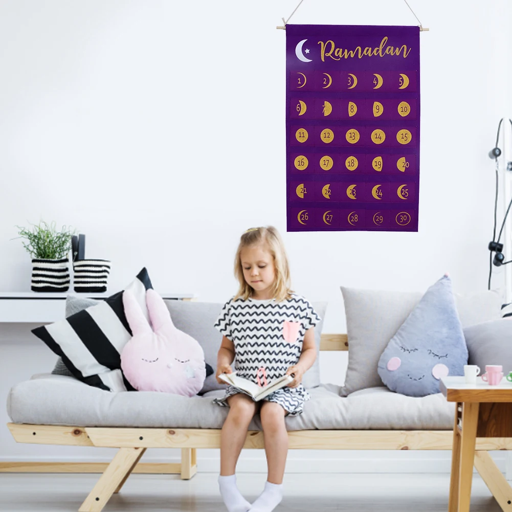 Eid Ramadan Mubarak Felt Advent Calendar Hanging Countdown Muslim 2022 Kid Gift
Eid Ramadan Mubarak Felt Advent Calendar Hanging Countdown Muslim 2022 Kid Gift