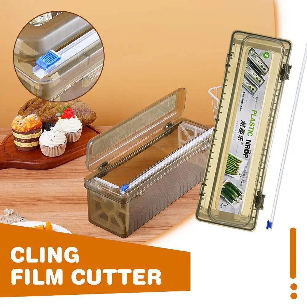 Food Wrap Dispenser Plastic Cutter Foil Cling Film Household Wrap Storage Cutter Storage Kitchen Holder For Cling Holder Fi O5W9
Food Wrap Dispenser Plastic Cutter Foil Cling Film Household Wrap Storage Cutter Storage Kitchen Holder For Cling Holder Fi O5W9