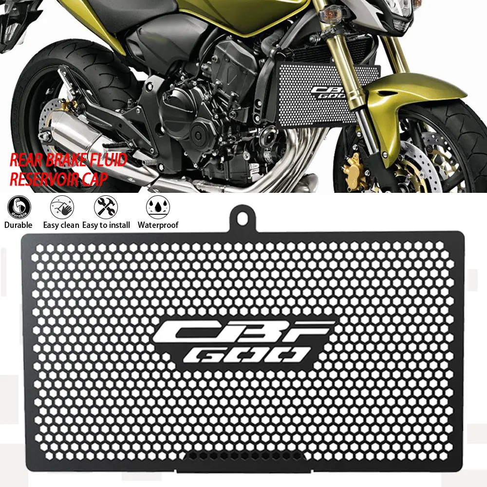 FOR HONDA CBF600 CBF 600 CB600F CB600 CB 600 F 600F Hornet 2004- 2007 2005 2006 Motorcycle Radiator Grille Guard Cover Protector
FOR HONDA CBF600 CBF 600 CB600F CB600 CB 600 F 600F Hornet 2004- 2007 2005 2006 Motorcycle Radiator Grille Guard Cover Protector