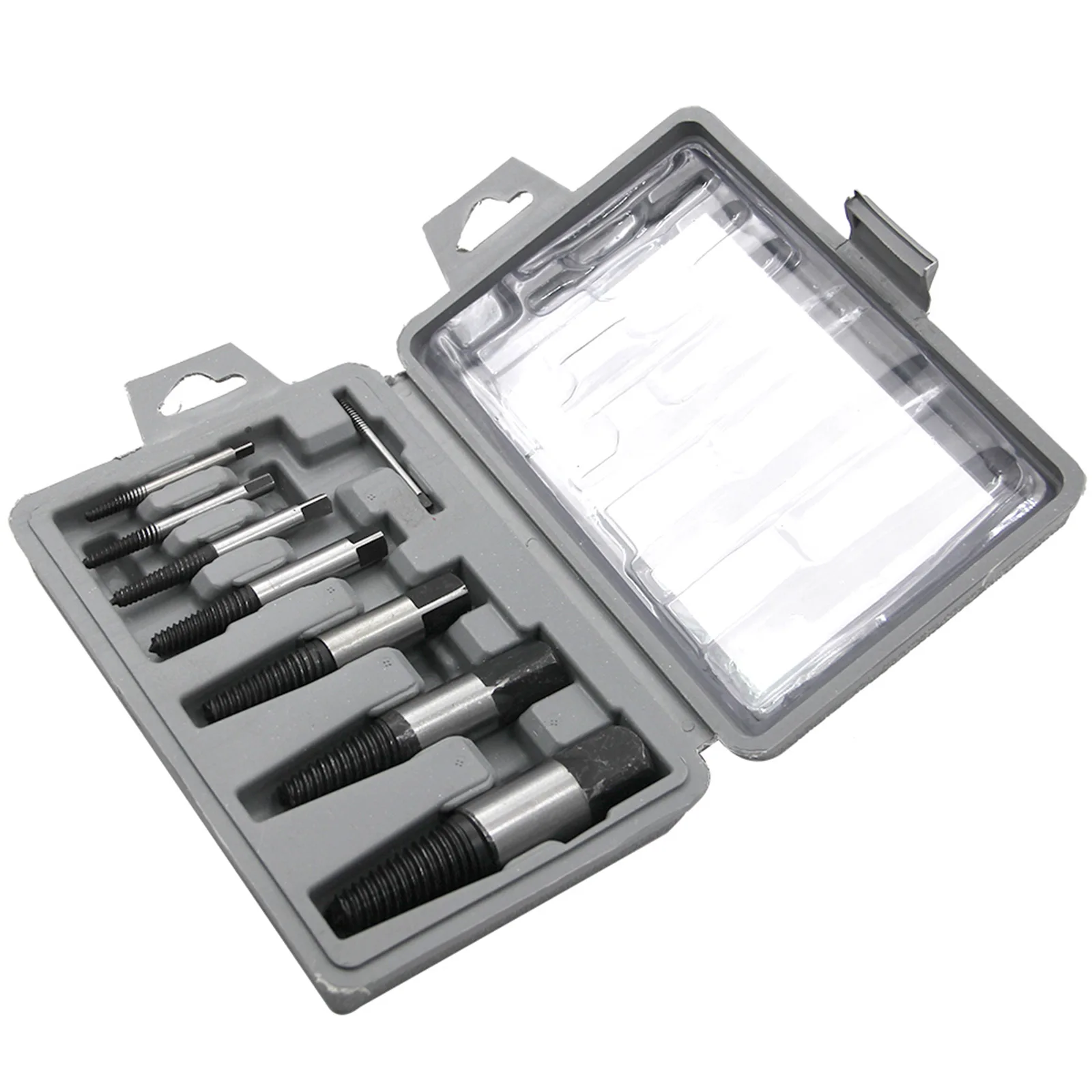 Screw Extractor Broken Bolt Remover Drill Bits Guide Handwork Tools Multi-function Studs Removing With Storage Box
Screw Extractor Broken Bolt Remover Drill Bits Guide Handwork Tools Multi-function Studs Removing With Storage Box