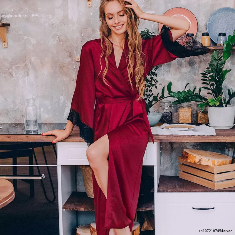 Women Beach Tankini Cover Up Summer Dress 2023 New Red Wedding Morning Bathrobe Lace Sexy Emulation Silk Noble Robe Night
Women Beach Tankini Cover Up Summer Dress 2023 New Red Wedding Morning Bathrobe Lace Sexy Emulation Silk Noble Robe Night