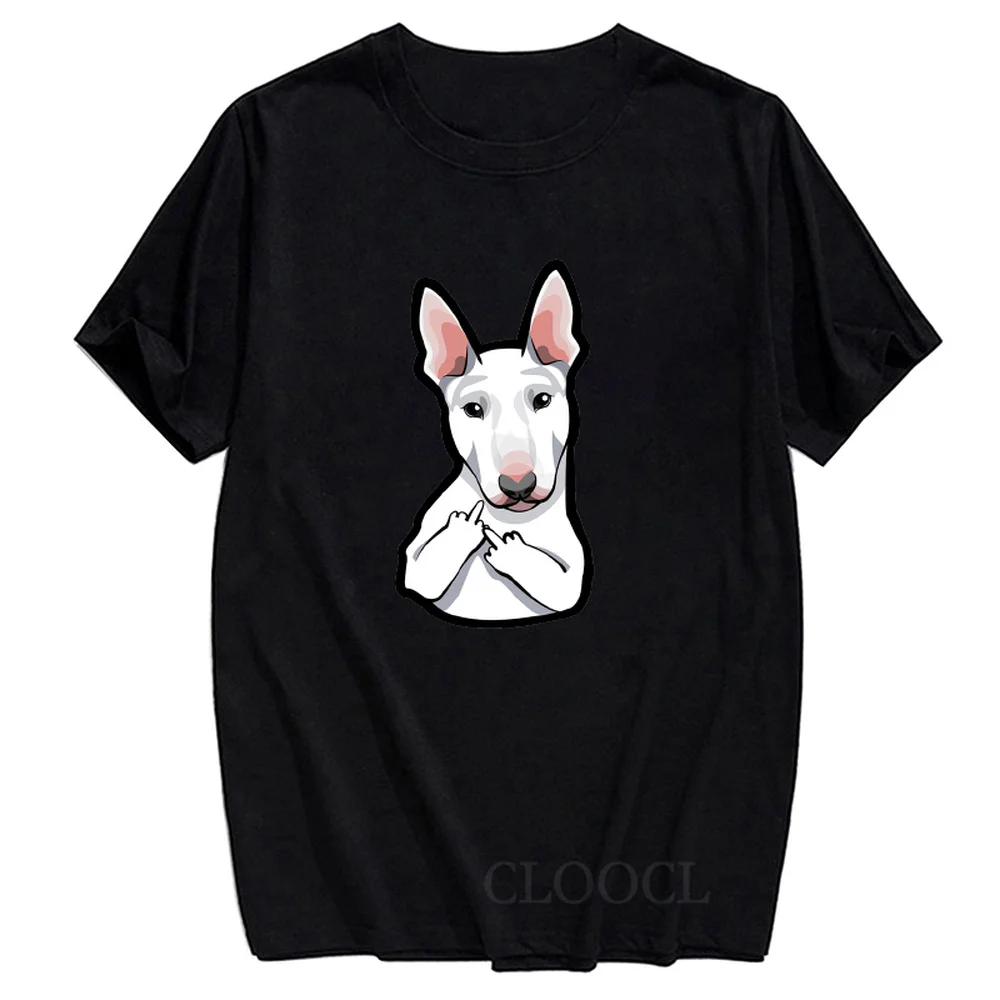 CLOOCL Funny 100% Cotton T-shirt Pet Dog Pit Bull Terrier Middle Finger T-Shirt Casual Short Sleeve Hip Hop Tees Drop Shipping
CLOOCL Funny 100% Cotton T-shirt Pet Dog Pit Bull Terrier Middle Finger T-Shirt Casual Short Sleeve Hip Hop Tees Drop Shipping