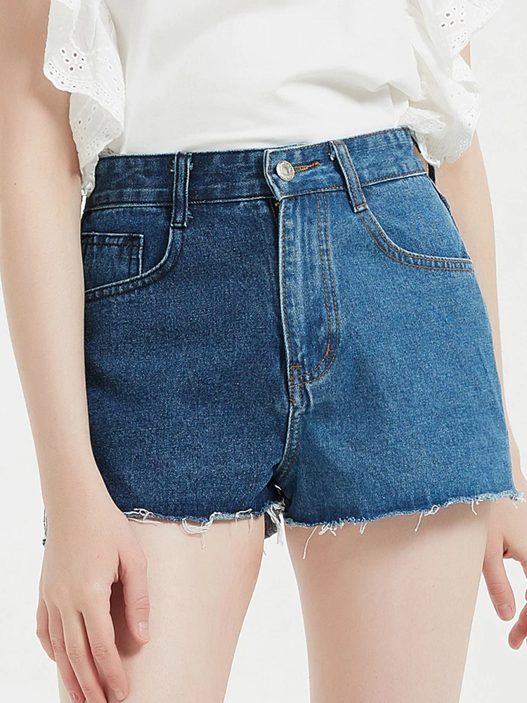 Streetwear Women High Waist Frayed Raw Hem Blue Denim Shorts Summer Female Button Loose Jeans Shorts Bottoms
Streetwear Women High Waist Frayed Raw Hem Blue Denim Shorts Summer Female Button Loose Jeans Shorts Bottoms