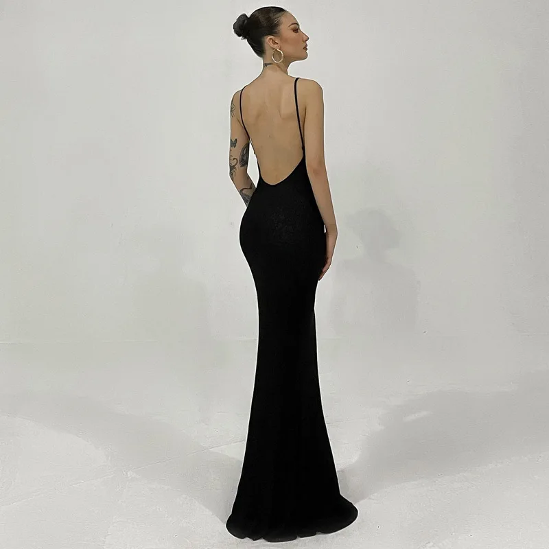 Sexy Backless Mesh See Through Dress Maxi Dresses Women Summer Knitted Transparent Outfits Party Club Sleeveless Halter Dresses
Sexy Backless Mesh See Through Dress Maxi Dresses Women Summer Knitted Transparent Outfits Party Club Sleeveless Halter Dresses