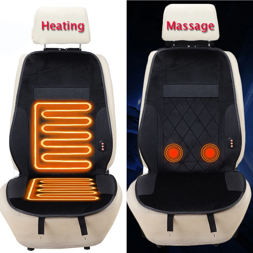 Dual Function Heating & Vibrating Massage Car Seat Covers 12V/24V Van Heater Warm Pad Winter Seat Cover Relieve Fatigue x1
Dual Function Heating & Vibrating Massage Car Seat Covers 12V/24V Van Heater Warm Pad Winter Seat Cover Relieve Fatigue x1
