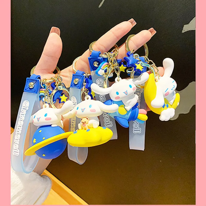 Kawaii Sanrioed Anime Cartoon series Cinnamoroll cute creative space stroll keychain backpack pendant festival Birthday Gift
Kawaii Sanrioed Anime Cartoon series Cinnamoroll cute creative space stroll keychain backpack pendant festival Birthday Gift
