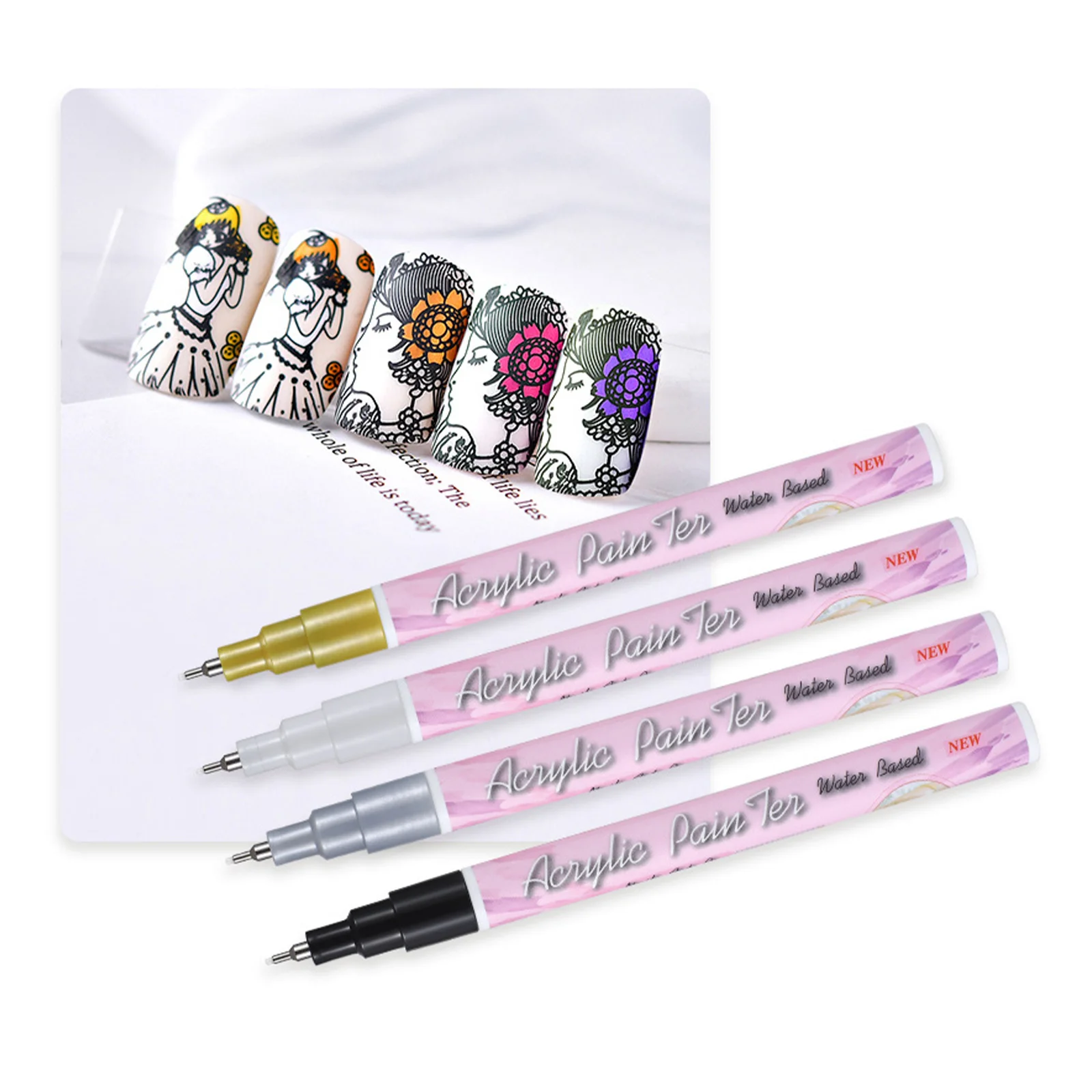 1pcs Nail Art Graffiti Pen Black Color UV Gel Polish Design Dot Painting Detailing Pen Brushes DIY Nail Art Adorn Tools
1pcs Nail Art Graffiti Pen Black Color UV Gel Polish Design Dot Painting Detailing Pen Brushes DIY Nail Art Adorn Tools