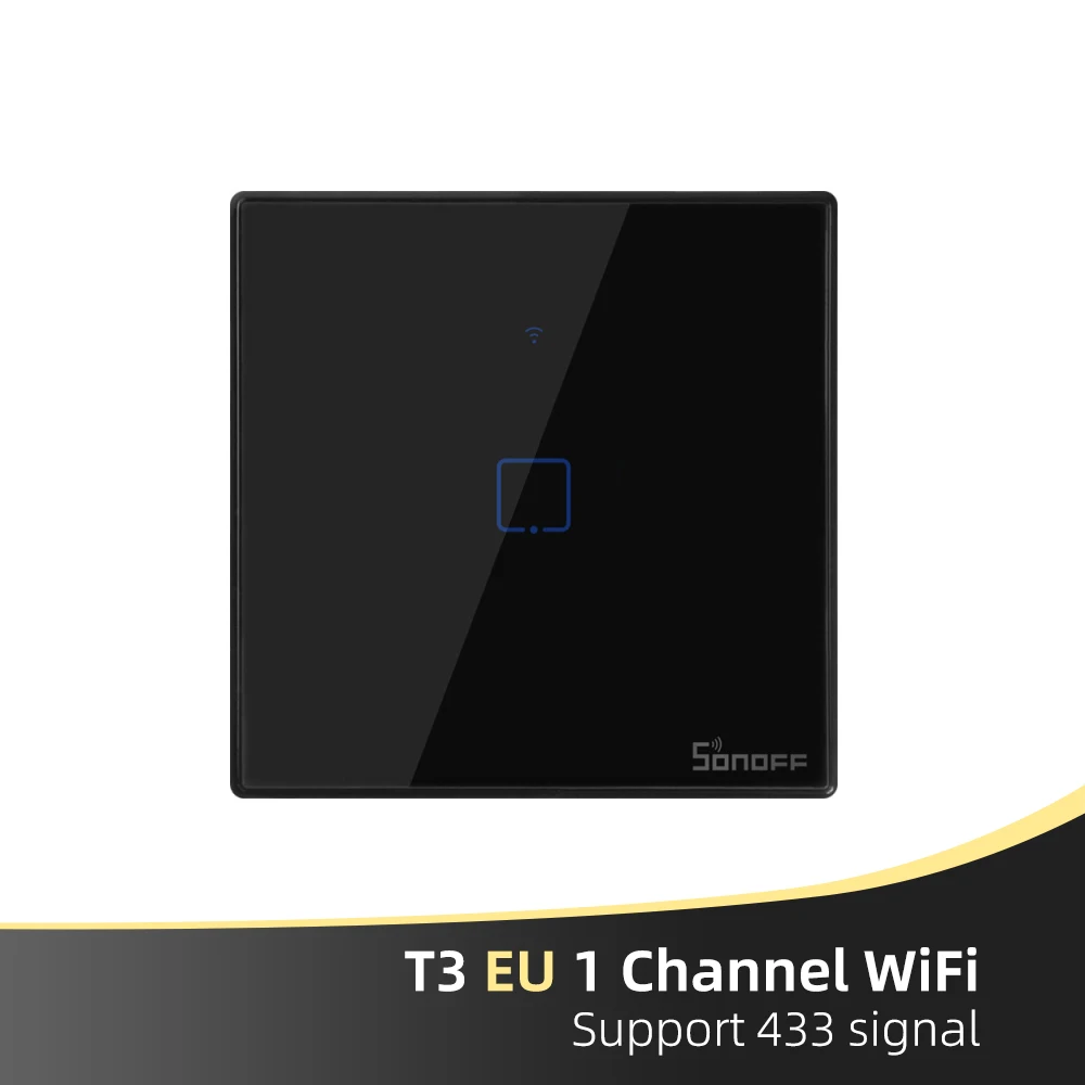 Настенный выключатель SONOFF T2, T3, TX, с поддержкой Wi-Fi 
Настенный выключатель SONOFF T2, T3, TX, с поддержкой Wi-Fi