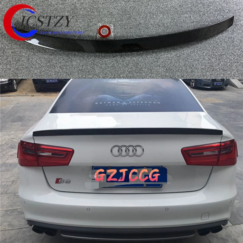 JCSTZY A6 C7 Spoiler S6 Style Carbon Fiber Spoiler Rear Trunk Wing For Audi A6 C7 / 4G 2012 -2016 UP Fit 4-Door Sedan Only
JCSTZY A6 C7 Spoiler S6 Style Carbon Fiber Spoiler Rear Trunk Wing For Audi A6 C7 / 4G 2012 -2016 UP Fit 4-Door Sedan Only