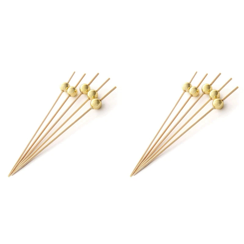 HOT-Handmade Cocktail Picks 900 Count Sticks Wooden Toothpicks Party Supplies Gold
HOT-Handmade Cocktail Picks 900 Count Sticks Wooden Toothpicks Party Supplies Gold