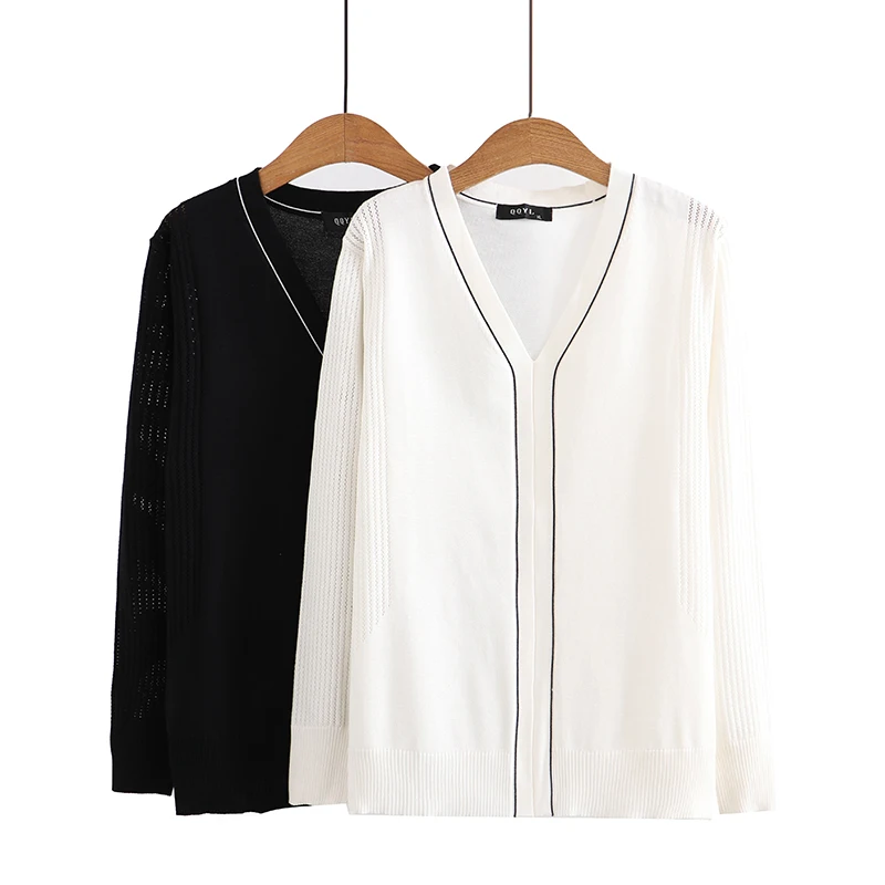 2023 New Oversized Plus Size Causal Women Shirt Large Sweater Knitwear Spring/Summer Long Sleeve Basecoat Long Sleeve
2023 New Oversized Plus Size Causal Women Shirt Large Sweater Knitwear Spring/Summer Long Sleeve Basecoat Long Sleeve