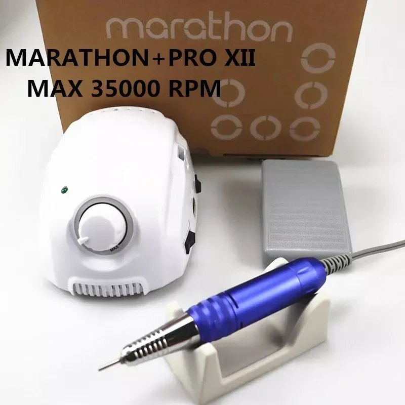 NEW2023 MARATHON-Champion 3 PRO XII Handle 35K/40K Nail Drill STRONG 210 Micro Motor Grinding Machine For Nail Art Tools
NEW2023 MARATHON-Champion 3 PRO XII Handle 35K/40K Nail Drill STRONG 210 Micro Motor Grinding Machine For Nail Art Tools