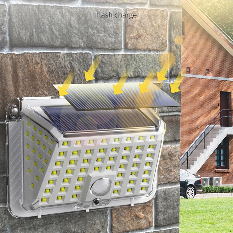 Four-sided LED Solar Outdoor Lights Waterproof with Motion Solar Street Lights Automatical Solar Lamp for Yard Garden Lighting
Four-sided LED Solar Outdoor Lights Waterproof with Motion Solar Street Lights Automatical Solar Lamp for Yard Garden Lighting