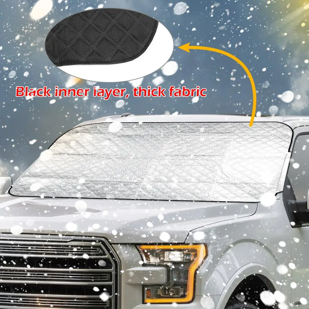 Universal Car SUV Front Windshield Cover Windscreen Snow Ice Shield UV Sun Shade 4.82x3.35ft Frost Protection Anti-fog
Universal Car SUV Front Windshield Cover Windscreen Snow Ice Shield UV Sun Shade 4.82x3.35ft Frost Protection Anti-fog