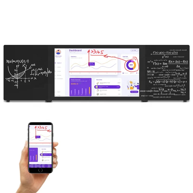 Usingwin 86 inch screen protector aluminum alloy face frame school Portable Nano Blackboard for class teaching
Usingwin 86 inch screen protector aluminum alloy face frame school Portable Nano Blackboard for class teaching