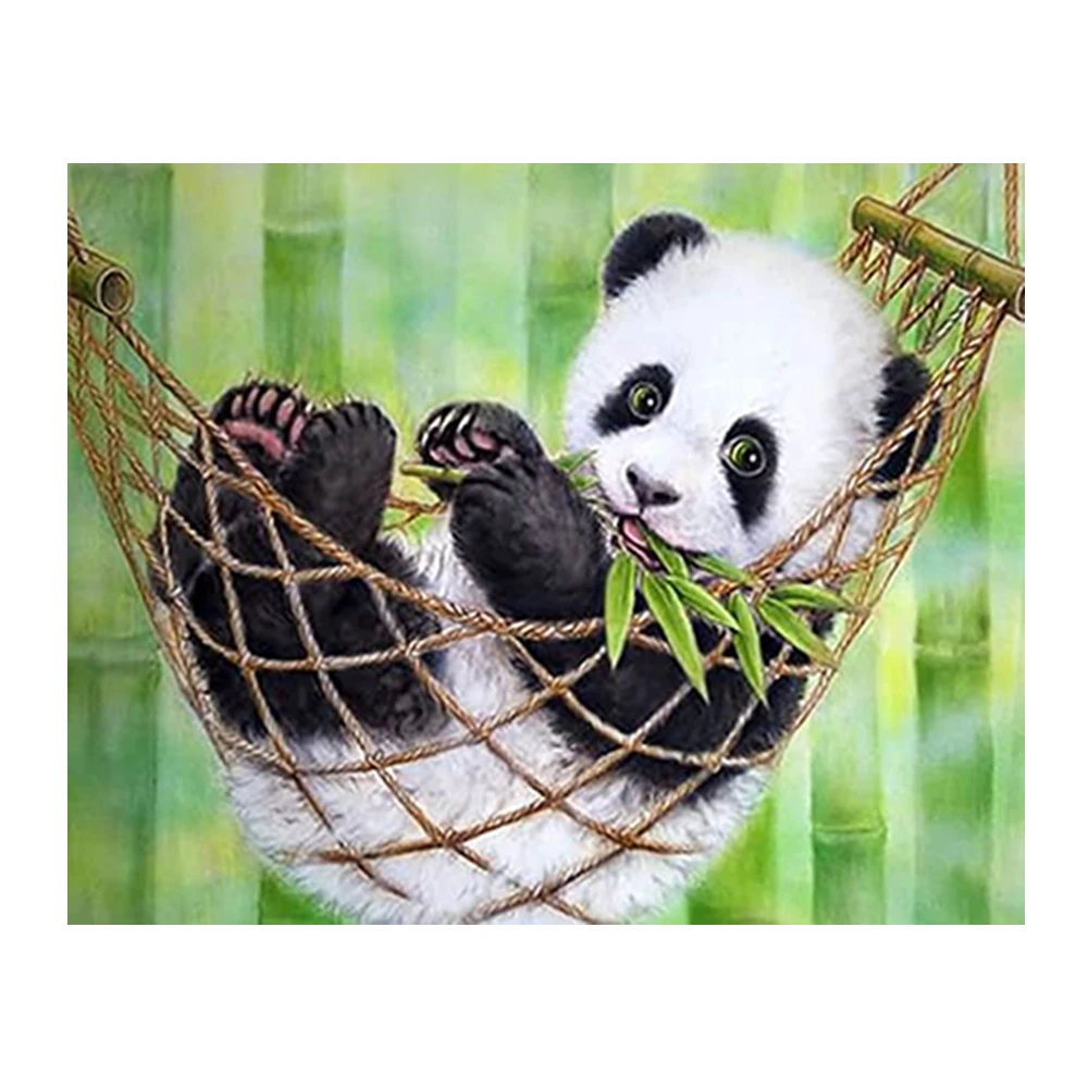 Diamond painting new product handwork DIY Happy Panda square round diamond living room and bedroom decoration gift
Diamond painting new product handwork DIY Happy Panda square round diamond living room and bedroom decoration gift