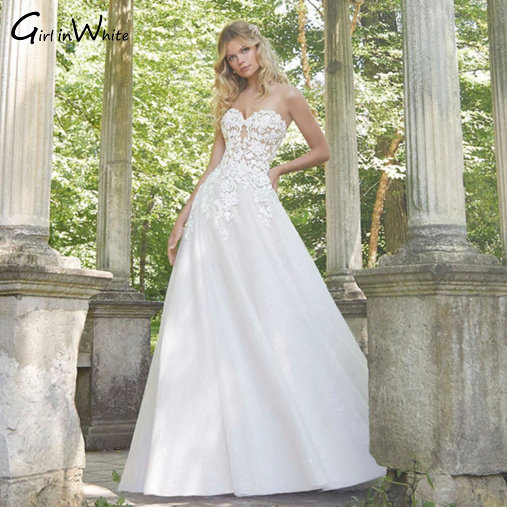 Grace Sleeveless A-line Wedding Dress For Women Flowers Lace Appliques White Bride Gown Vestido De Novia 2023 New robe de mariée
Grace Sleeveless A-line Wedding Dress For Women Flowers Lace Appliques White Bride Gown Vestido De Novia 2023 New robe de mariée
