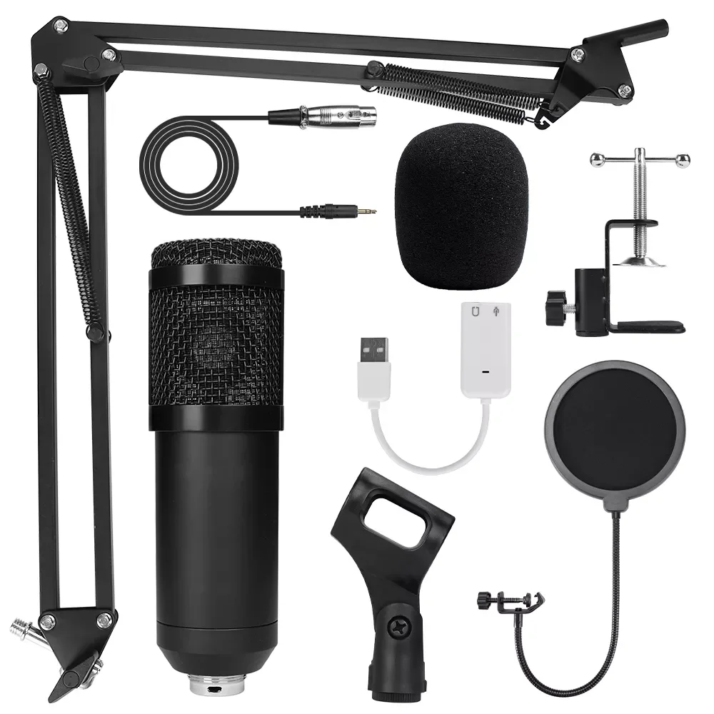 microfone bm 800 Studio Microphone Professional microfone bm800 Condenser Sound Recording Microphone For computer
microfone bm 800 Studio Microphone Professional microfone bm800 Condenser Sound Recording Microphone For computer