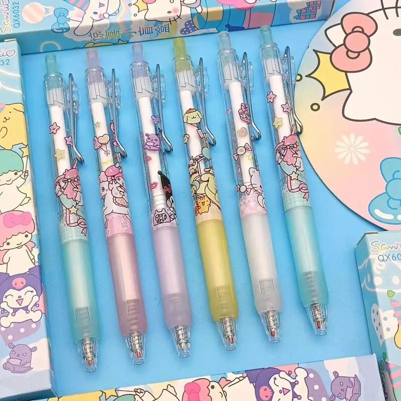 6Pcs Sanrios Neutral Pen My Melody Cinnamoroll Kuromi Hello Kittys Kawaii Cartoon Gel Pen Office School Exam Supplies Girls
6Pcs Sanrios Neutral Pen My Melody Cinnamoroll Kuromi Hello Kittys Kawaii Cartoon Gel Pen Office School Exam Supplies Girls